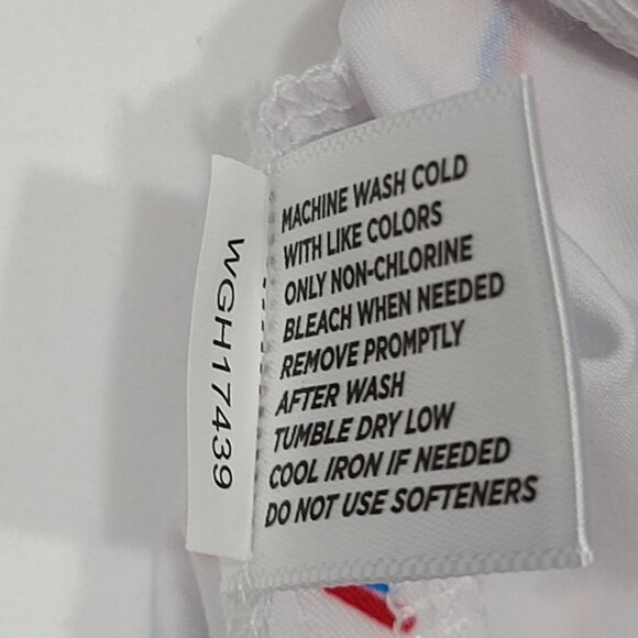 Lady Hagen Americana 17" Wrap Skort Sparklers White Women's Size 14 NWT WGH17439 - Picture 6 of 12